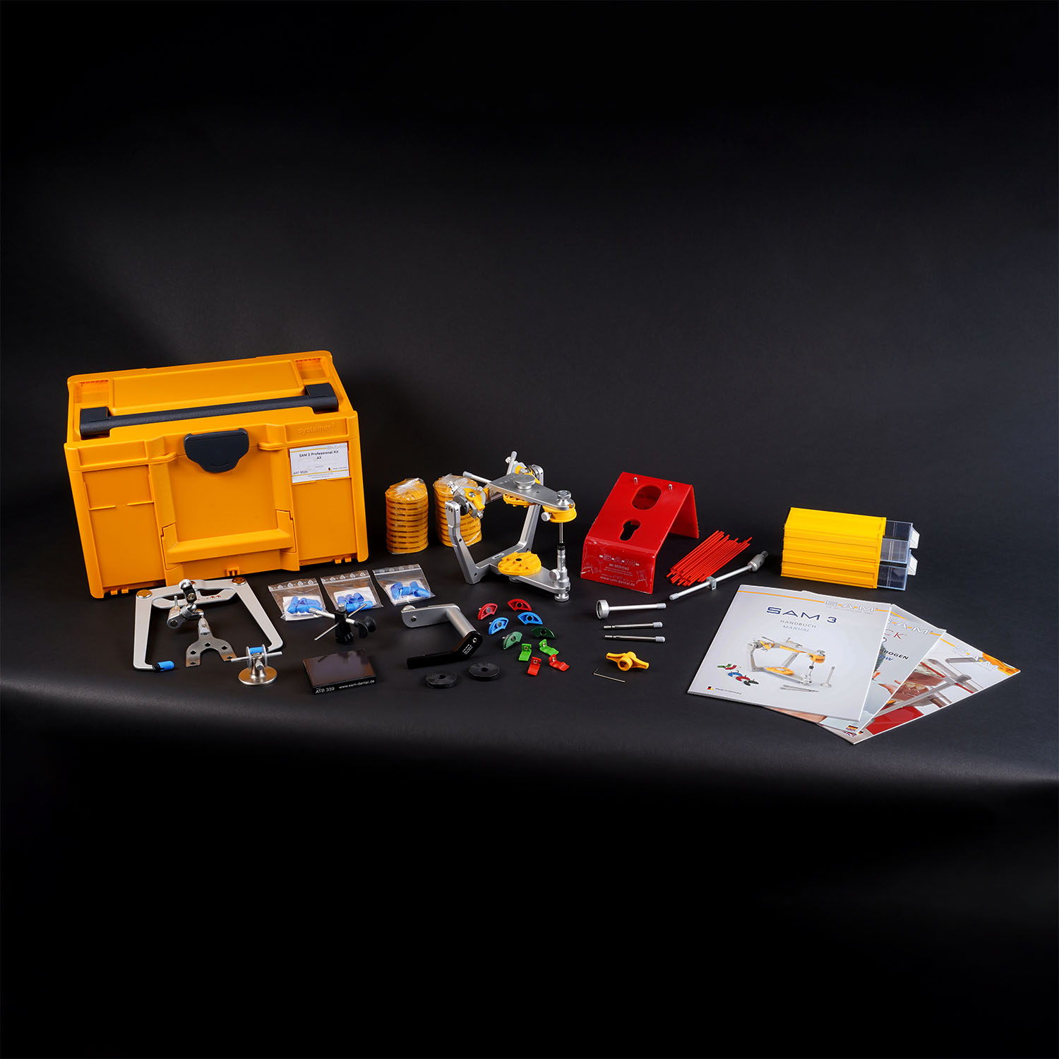 Featured image for “SAM<sup>®</sup> 3 Artikulator Professional Kit, für Schraubmontageplatten-Systeme”