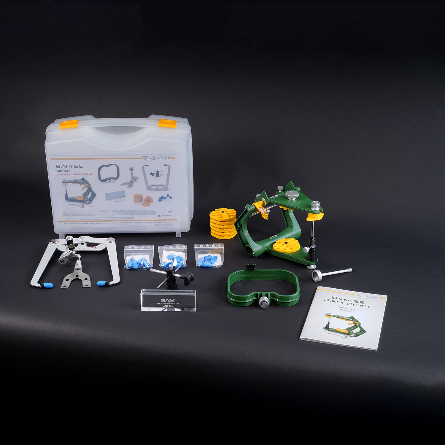 Featured image for “SAM<sup>®</sup> SE Artikulator Kit AX, für Schraubmontageplatten-Systeme”