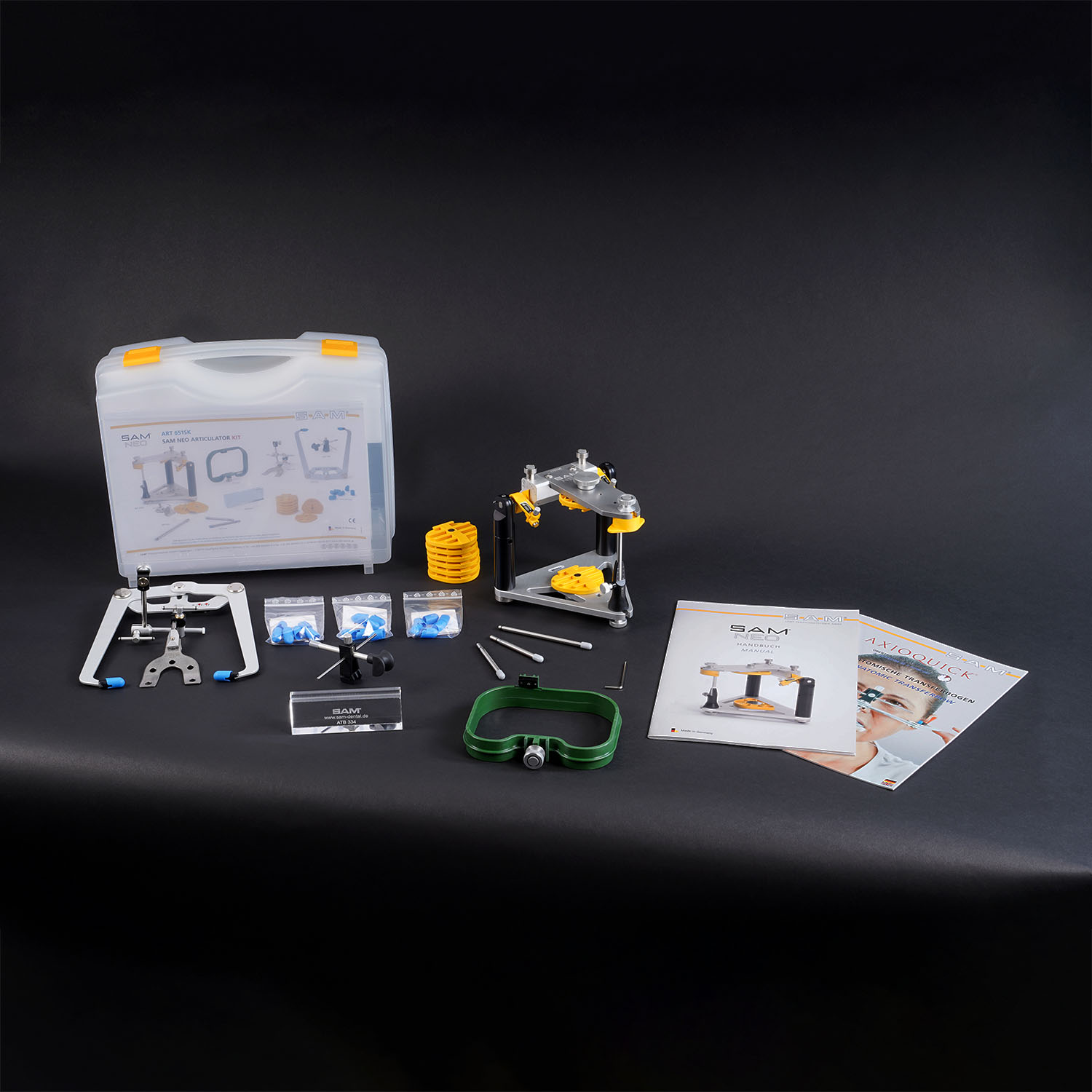 Featured image for “SAM<sup>®</sup> NEO Artikulator Kit NT, für Schraubmontageplatten-Systeme”
